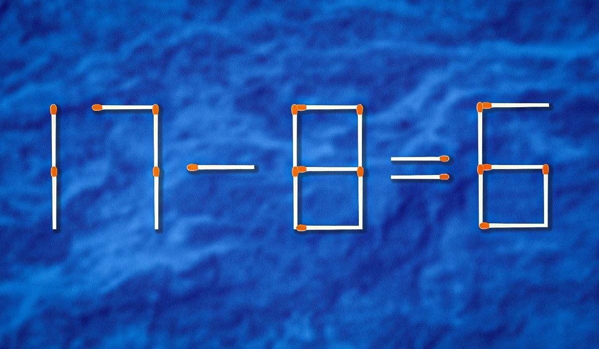 Ktorú zhodu treba pretiahnuť, aby bola rovnosť správna: náročná hádanka